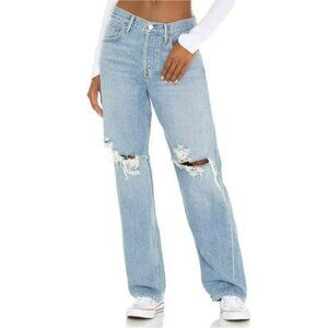 GRLFRND Bella Low Rise Boyfriend Jeans Distressed  NWT 25